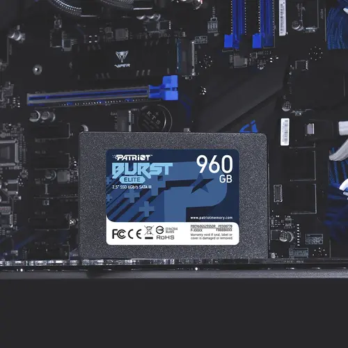 Твърд диск, Patriot Burst Elite 960GB SATA3 2.5 - image 3