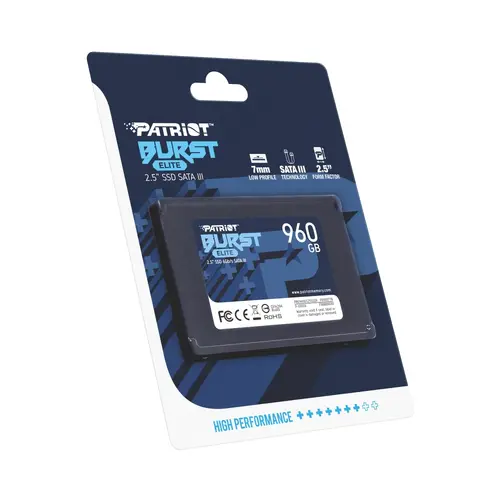 Твърд диск, Patriot Burst Elite 960GB SATA3 2.5 - image 6