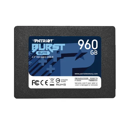 Твърд диск, Patriot Burst Elite 960GB SATA3 2.5