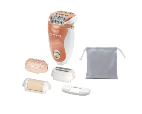 Епилатор, Rowenta EP5720F1, Soft Sensation, new anti pain system, removable head, vision light, acc: armpit, exfo roller, shaving head, trimming comb, pouch - image 1