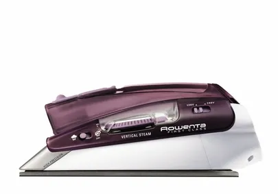 Ютия, Rowenta DA1511F1, First class, Travel steamiron, Iron 0 to 10g/min, 45g/min steam boost, 70 ml reservoir, Dual voltage, Microsteam 200, White & Purple - image 1