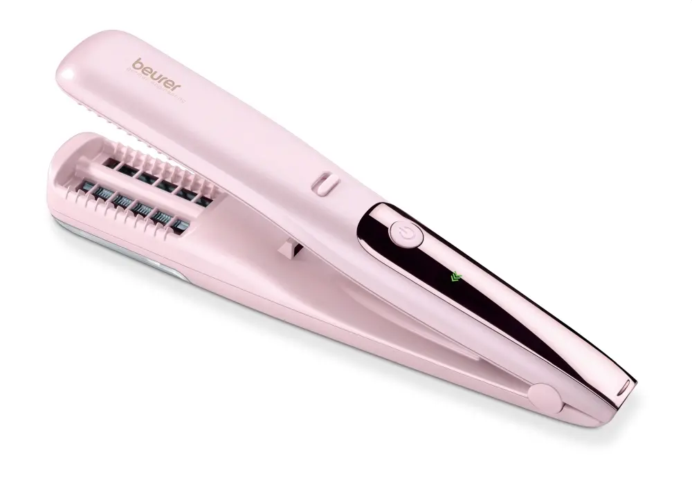 Aparat, Beurer HT 22 Split end trimmer, 2 ore autonomie, cu perie de curățare și cablu USB, Cameră de colectare, Afișaj LED, Blocare pentru transport