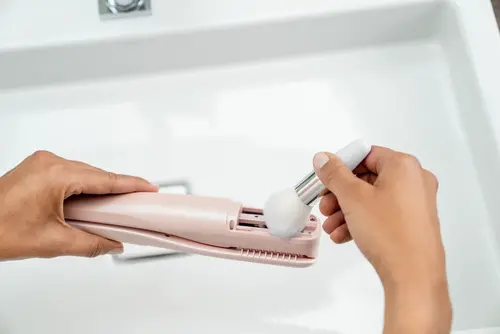 Συσκευή, Beurer HT 22 Split end trimmer, 2 ώρες λειτουργίας, με βούρτσα καθαρισμού και καλώδιο USB, Θάλαμος συλλογής, Οθόνη LED, Κλείδωμα μεταφοράς - 6