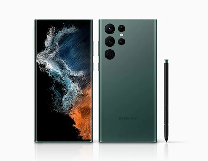 Мобилен телефон, Samsung SM-S908B GALAXY S22 Ultra 5G 128GB, Octa-Core (1x 2.8 GHz, 3x2.5 GHz, 4x1.7 GHz), 8 GB RAM, 6.8`` 1440 x 3080 Dynamic AMOLED 2X, 120 Hz, HDR 10+ , 108 MP, 10 MP + 10 MP + 12 MP + 40 MP Selfie, 5000 mAh, Dual SIM, Android 12, Green