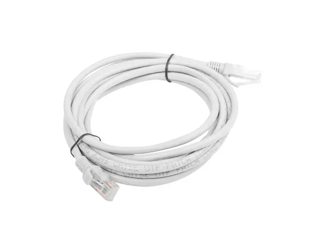 Кабел, Lanberg patch cord CAT.5E 3m, grey - image 1