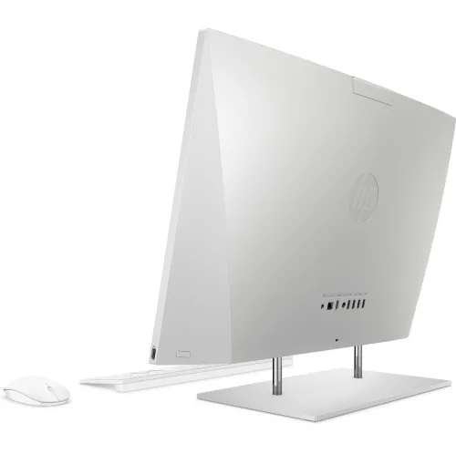 Настолен компютър - всичко в едно, HP All-in-One 27-dp1056nu Natural Silver, Core i5-1135G7(2.4Ghz, up to 4.2GHz/8MB/4C), 27" FHD BV Touch + FHD IR Camera, 8GB 3200Mhz 1DIMM, 512GB PCIe SSD, WiFi a/c + BT 5, Mouse&Keyboard, Win 11 Home - image 2