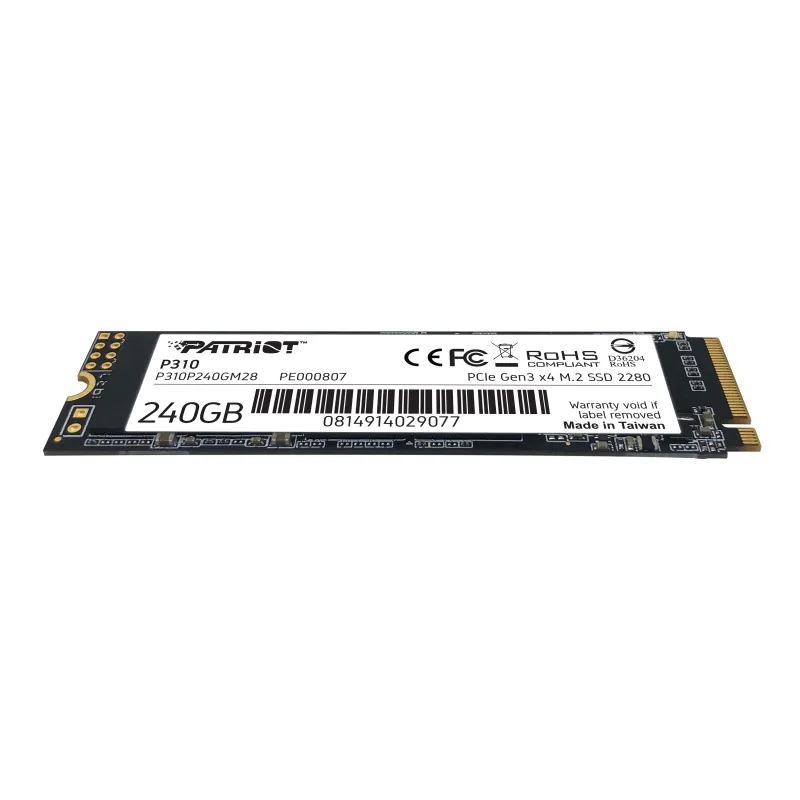 Твърд диск, Patriot P310 240GB M.2 2280 PCIE - image 4