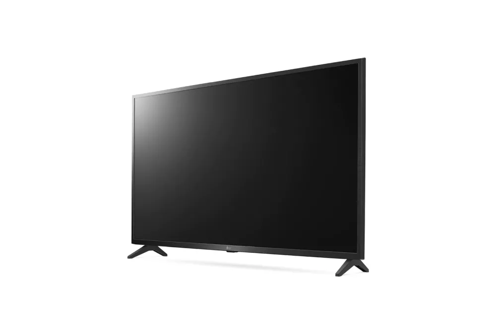Телевизор, LG 43UQ75003LF, 43" 4K IPS UltraHD TV 3840 x 2160, DVB-T2/C/S2, webOS Smart TV, ThinQ AI, Quad Core Processor 4K, WiFi 802.11ac, HDR10, HLG, AI Sound, Voice Controll, Miracast / AirPlay 2,  HDMI, CI, LAN, USB, Bluetooth, 2 pole Stand, Dark Gray - image 1