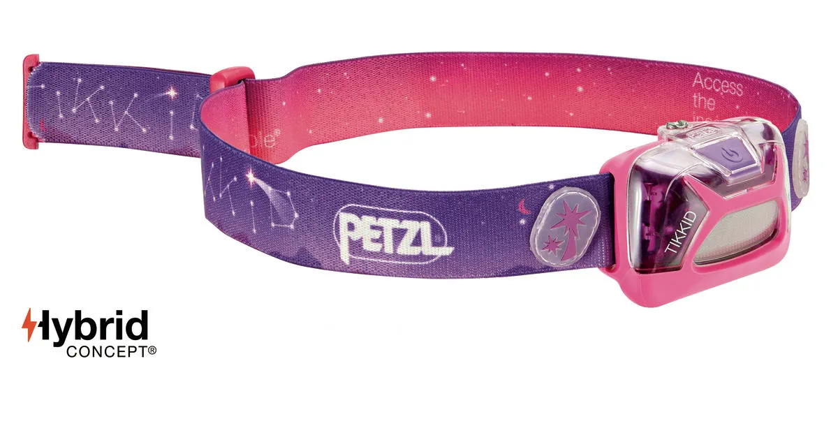 Lanternă frontală PETZL TIKKID Roz