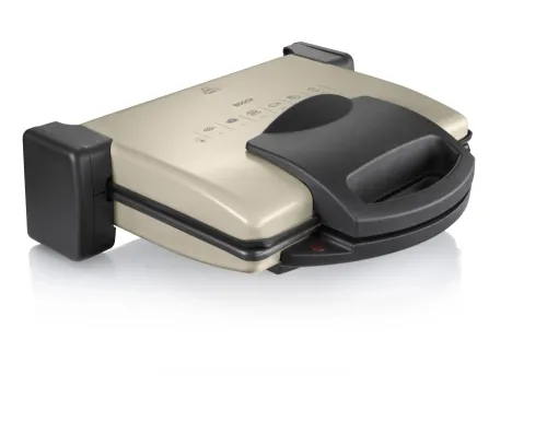 Контактен грил, Bosch TFB3302V, Contact grill. 1800W, Removable aluminum grill plates with non-stick coating, Silver