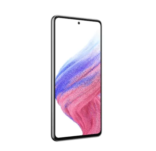 Мобилен телефон, Samsung SM-A536 GALAXY A53 5G 128 GB, Octa-Core (2x2.4 GHz, 6x2.0 GHz), 6 GB RAM, 6.5" 1080x2400 120 Hz Super AMOLED, 64.0 MP + 12.0 MP + 5.0 MP + 5.0 MP + 32.0 MP Selfie, 5000 mAh, Dual SIM, Awesome Black - image 1