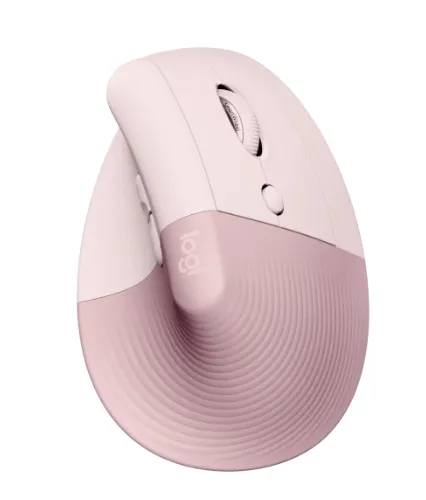 Мишка, Logitech Lift Vertical Ergonomic Mouse - ROSE/DARK ROSE - EMEA