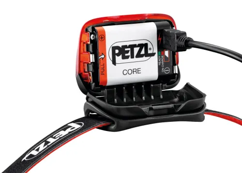 Челник PETZL ACTIK CORE, 450 Лумена,  Червен - image 2