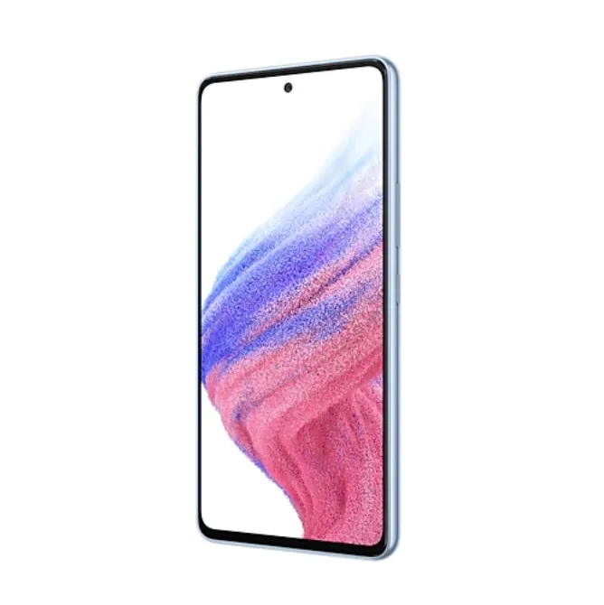 Мобилен телефон, Samsung SM-A536 GALAXY A53 5G 128 GB, Octa-Core (2x2.4 GHz, 6x2.0 GHz), 6 GB RAM, 6.5" 1080x2400 120 Hz Super AMOLED, 64.0 MP + 12.0 MP + 5.0 MP + 5.0 MP + 32.0 MP Selfie, 5000 mAh, Dual SIM, Awesome Blue - image 2