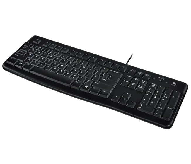 Клавиатура, Logitech Keyboard K120 for Business - BLK - US INT'L - EMEA, OEM - image 1
