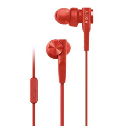 Слушалки, Sony Headset MDR-XB55AP, red