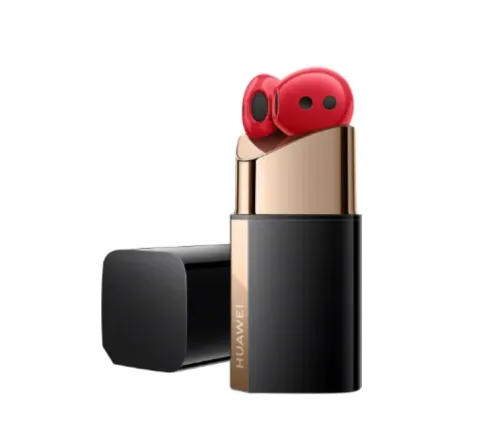 Слушалки, Huawei FreeBuds Lipstick Black Case, Red Earbuds