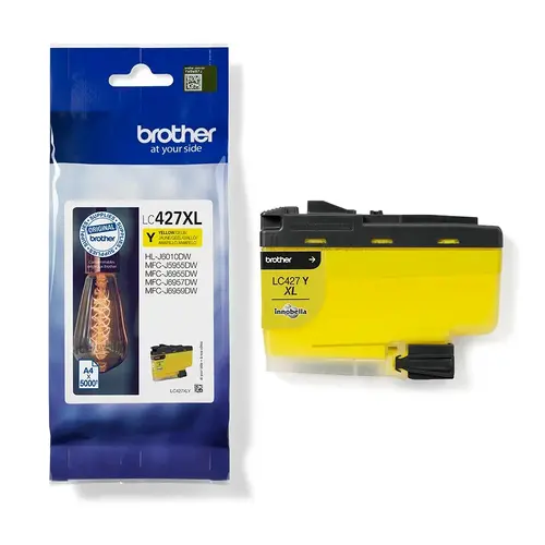 Консуматив, Brother LC-427XLY Yellow Ink Cartridge - image 2