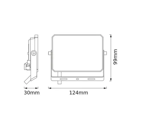 LED ПРОЖЕКТОР FLOODLIGHT LUX 20W 865 BLACK OSRAM LEDVANCE - image 2