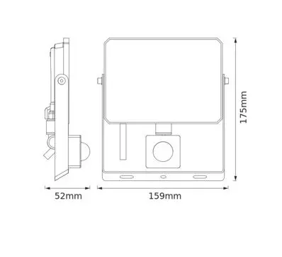 LED ПРОЖЕКТОР СЪС СЕНЗОР FLOODLIGHT LUX SENSOR 30W 865 BLACK OSRAM LEDVANCE - image 3