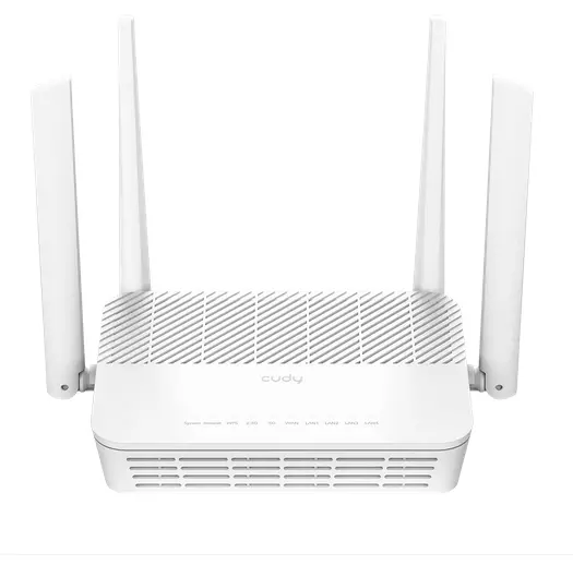 Router wireless Cudy WR3000P 2.5G, AX3000, Mesh PoE Router, 4 x porturi 10/100/1000Mbps, 4 x antene fixe 5dBi