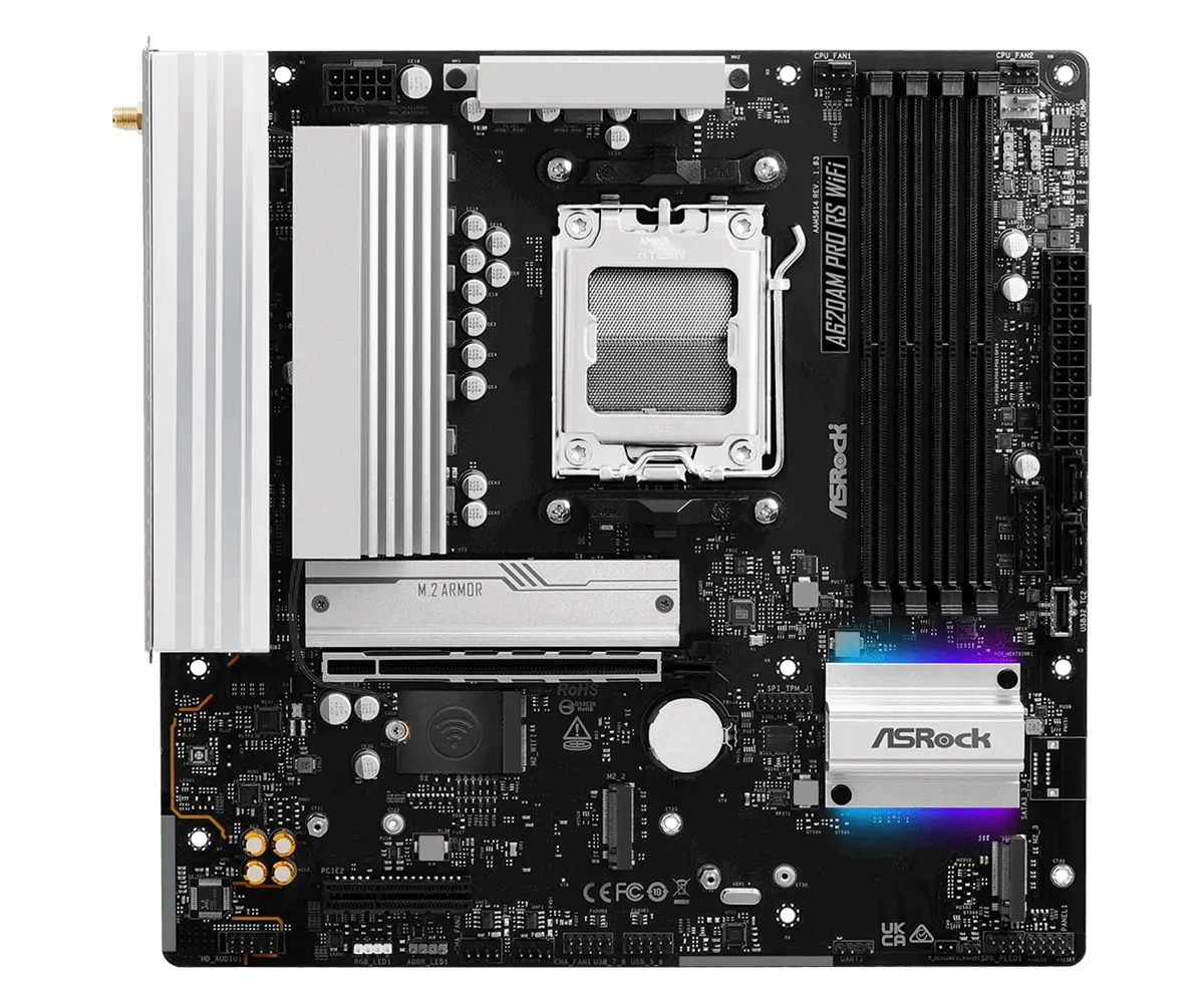 ASROCK A620AM PRO RS WIFI mATX AM5 DDR5