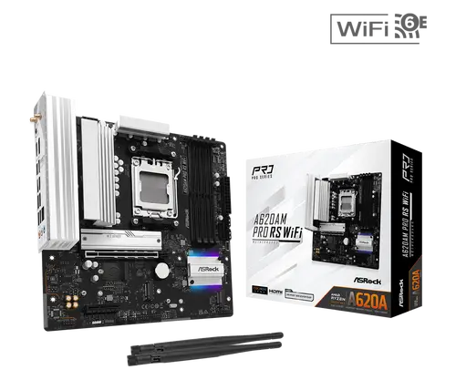 ASROCK A620AM PRO RS WIFI mATX AM5 DDR5 - image 3