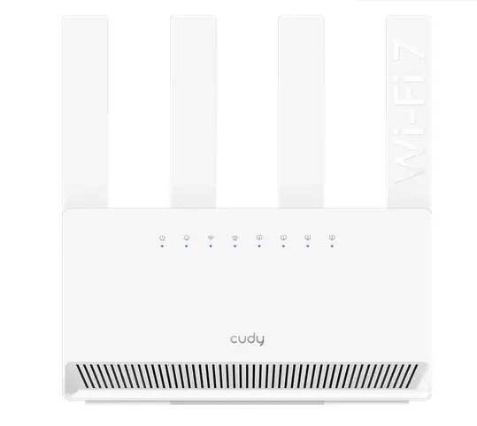 Router fără fir Cudy BE3600 Gigabit Dual Band Wi-Fi 7, 4x10/100/1000, 4 antene 5dBi, alb