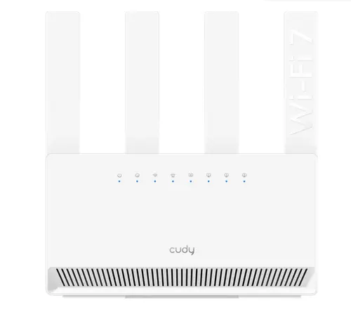 Ασύρματος ρούτερ Cudy BE3600 Gigabit Dual Band Wi-Fi 7, 4x10/100/1000, 4x5dBi κεραίες, λευκό - 1