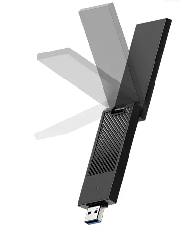 Мрежова карта Cudy WU5400, AX5400,Tri-band рутер WiFi6/6E,USB 3.0 - image 2