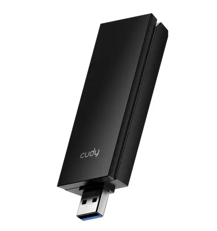 Placă de rețea Cudy WU5400, AX5400, Tri-band WiFi6/6E, USB 3.0 - image 3