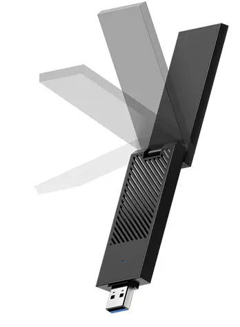 Κάρτα δικτύου Cudy WU6500, BE6500 Tri-band WiFi7 USB 3.0 - image 2