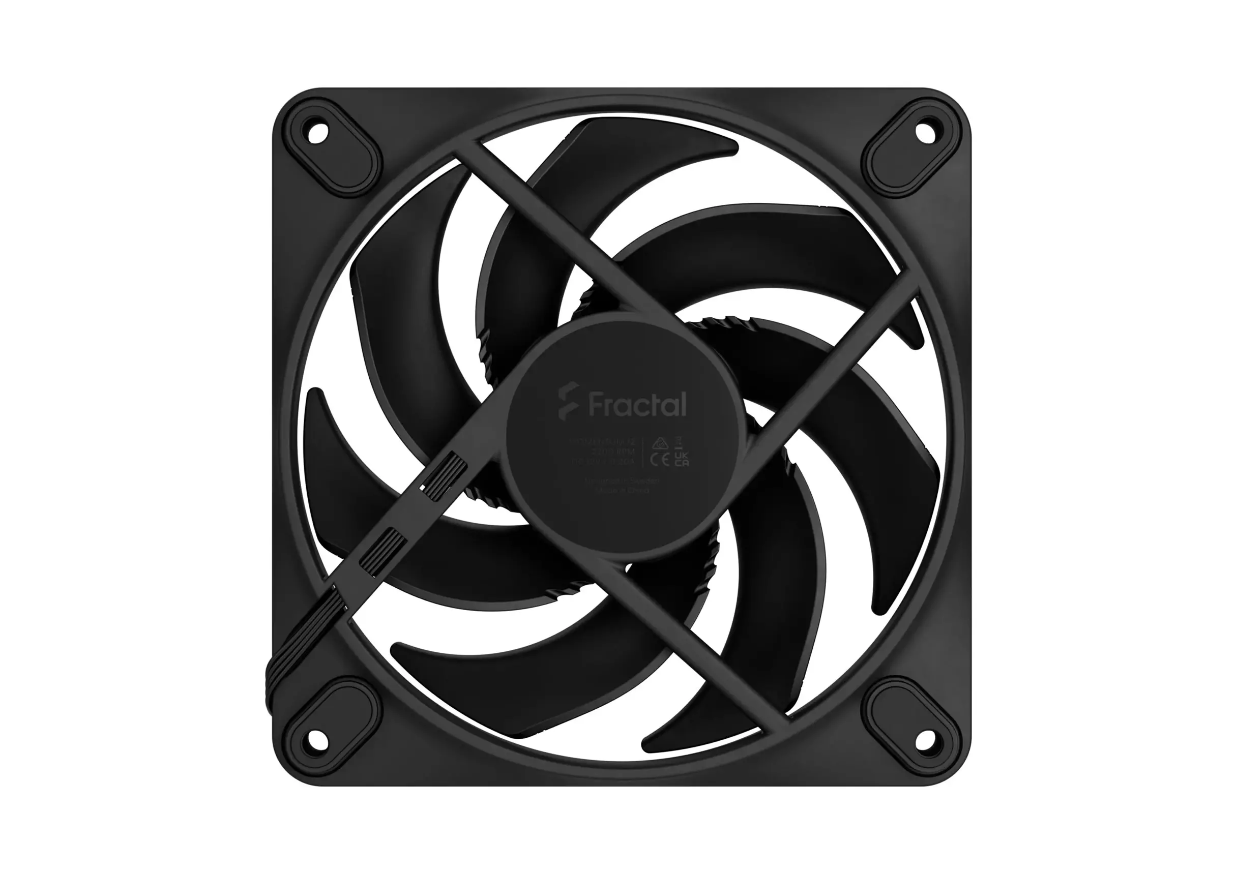Вентилатор, FRACTAL DESIGN FD MOMENTUM 12 BLACK - image 3