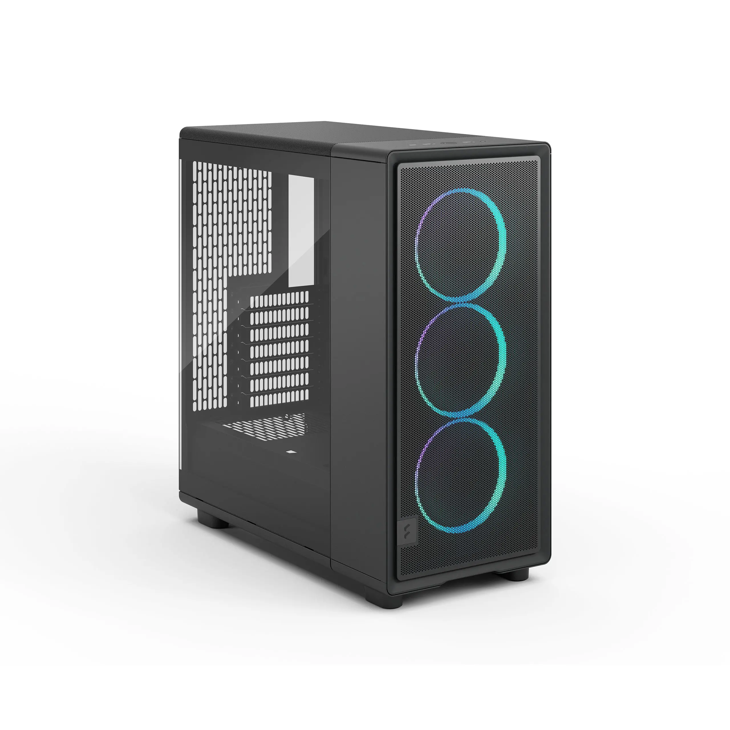 Кутия за компютър, FRACTAL DESIGN FD EPOCH BLACK TG RGB LIGHT TI - image 1