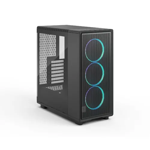 Кутия за компютър, FRACTAL DESIGN FD EPOCH BLACK TG RGB LIGHT TI - image 1