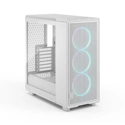 Кутия за компютър, FRACTAL DESIGN FD EPOCH WHITE TG RGB CLEAR TI - image 1