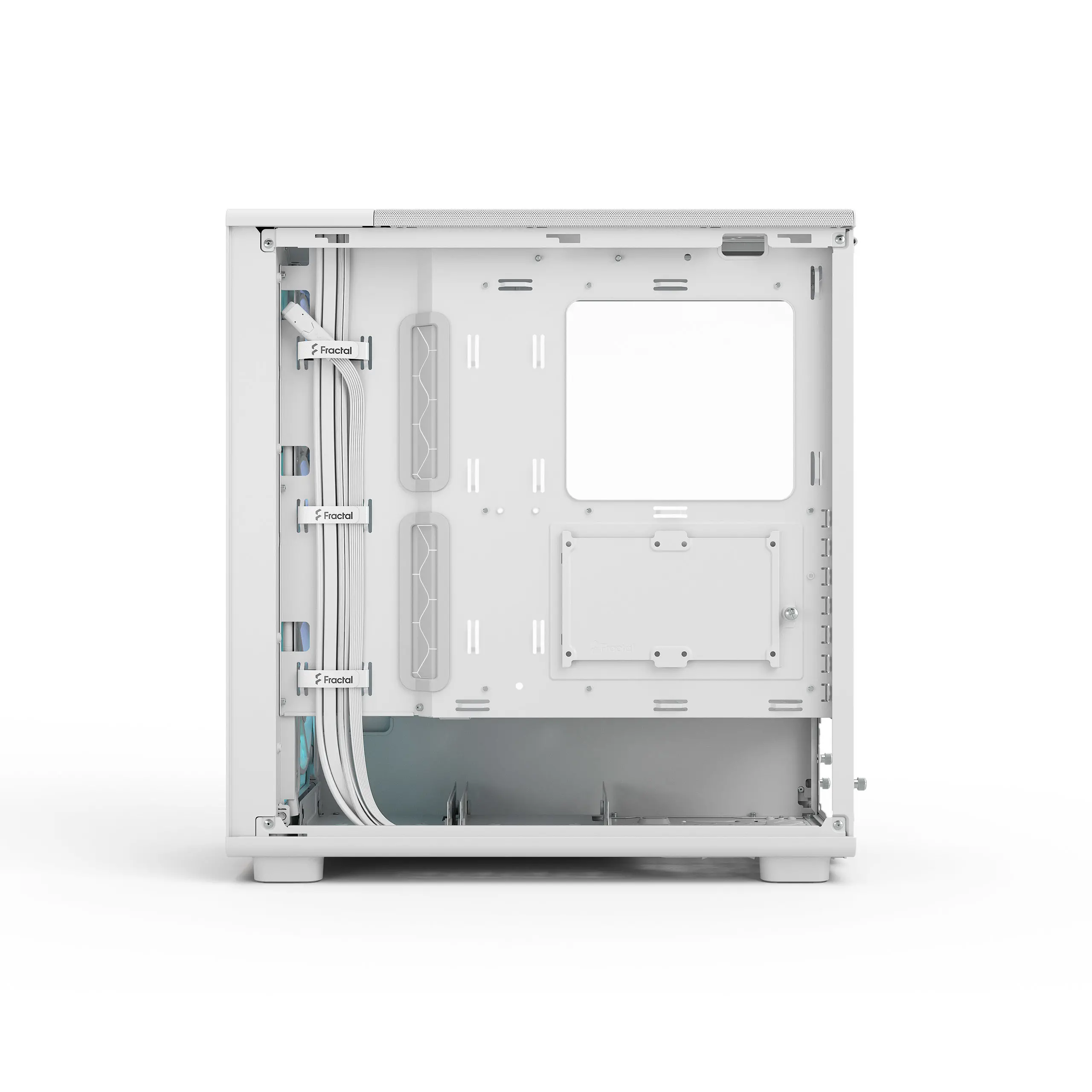 Кутия за компютър, FRACTAL DESIGN FD EPOCH WHITE TG RGB CLEAR TI - image 7