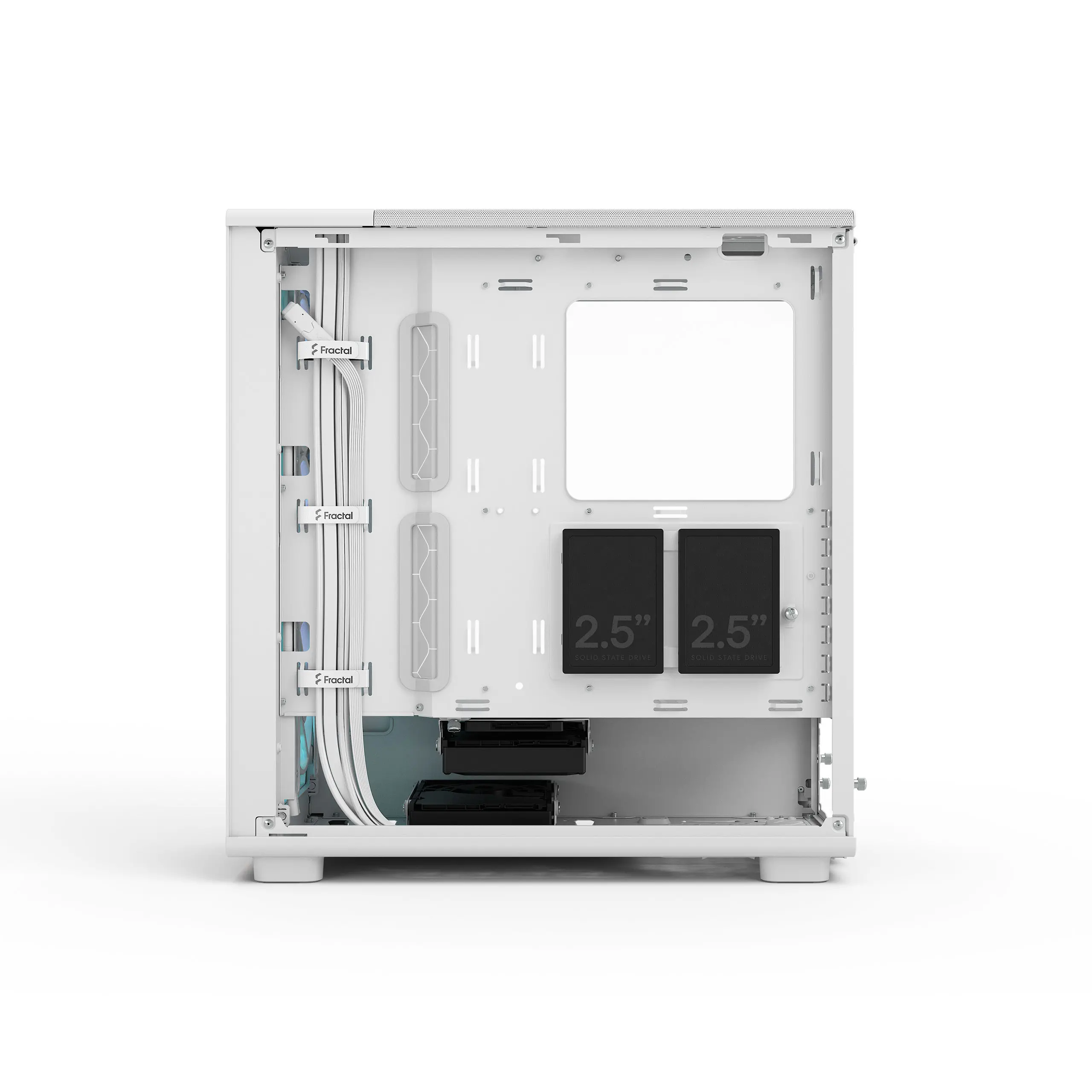 Кутия за компютър, FRACTAL DESIGN FD EPOCH WHITE TG RGB CLEAR TI - image 9