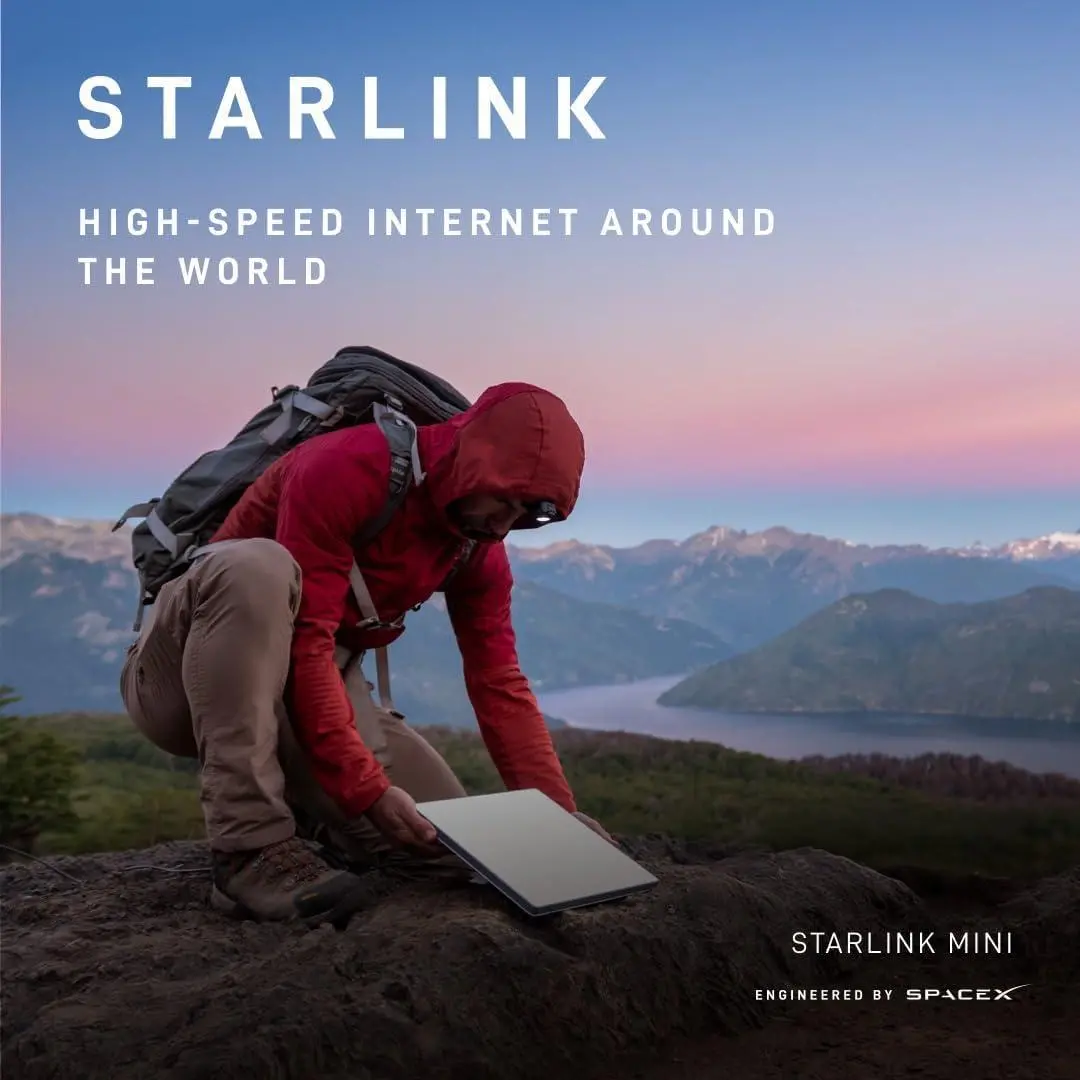 Σύστημα δορυφορικού διαδικτύου STARLINK - Mini Kit Λευκό - image 5