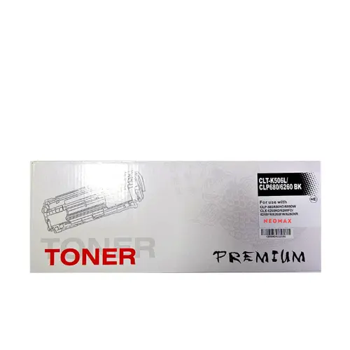 CARTUȘ PENTRU SAMSUNG CLP680/CLX6260 - CAPACITATE MARE - Negru - CLT-K506L (CLTK506L) - SU173A - PN ST-CLT-506LBK - NEOMAX - 1