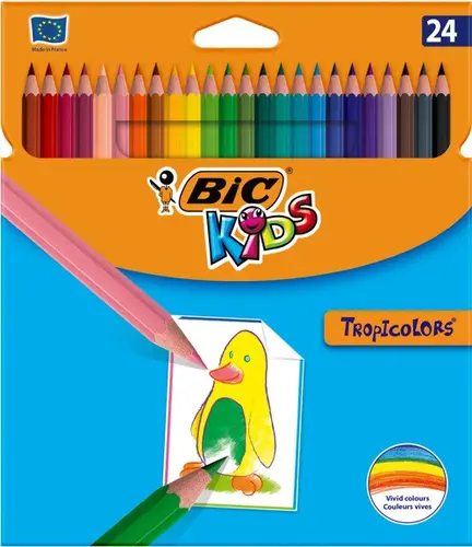 МОЛИВИ 24 ЦВЯТА TROPICOLORS BIC