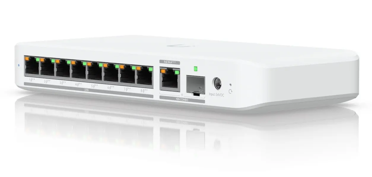 UBIQUITI UniFi Switch Flex 2.5G 8 PoE