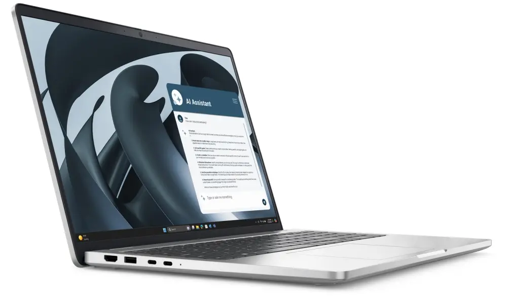 Лаптоп, Dell Pro 16 Plus PB16255, AMD Ryzen 5 220, 16GB, 512GB SSD Gen4, 16.0" FHD+, AMD Radeon 740M, FgrPr & SmtCd, FHD, IR Cam, Mic, WLAN + BT, Backlit Kb, 3 Cell, W11Pro - image 1