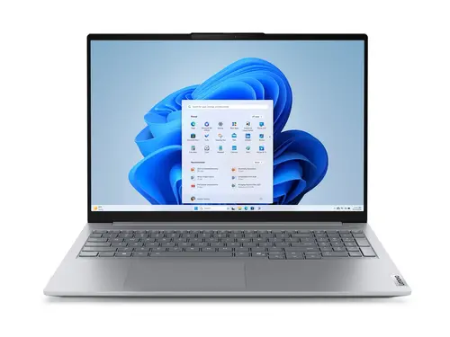 Лаптоп, Lenovo ThinkBook 16 G8 Intel Core Ultra 5 225U (up to 4.8GHz, 12MB), 16GB DDR5-5600, 512GB SSD, 16" WUXGA (1920x1200) IPS AG, Integrated Graphics, 1080p&IR Cam, Backlit KB, 3 cell, WLAN, BT, FPR, DOS, 3Y CCI - image 1
