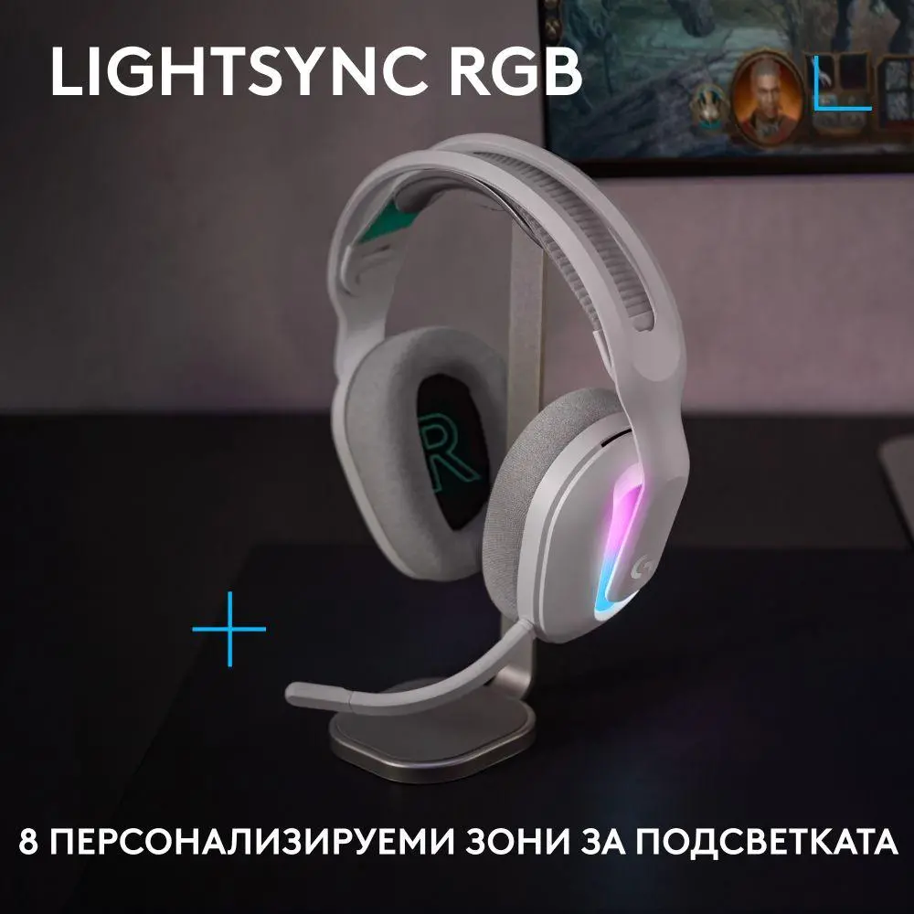 Слушалки, Logitech G522 Gaming Headset, White - image 2