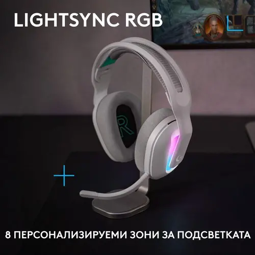Слушалки, Logitech G522 Gaming Headset, White - image 2