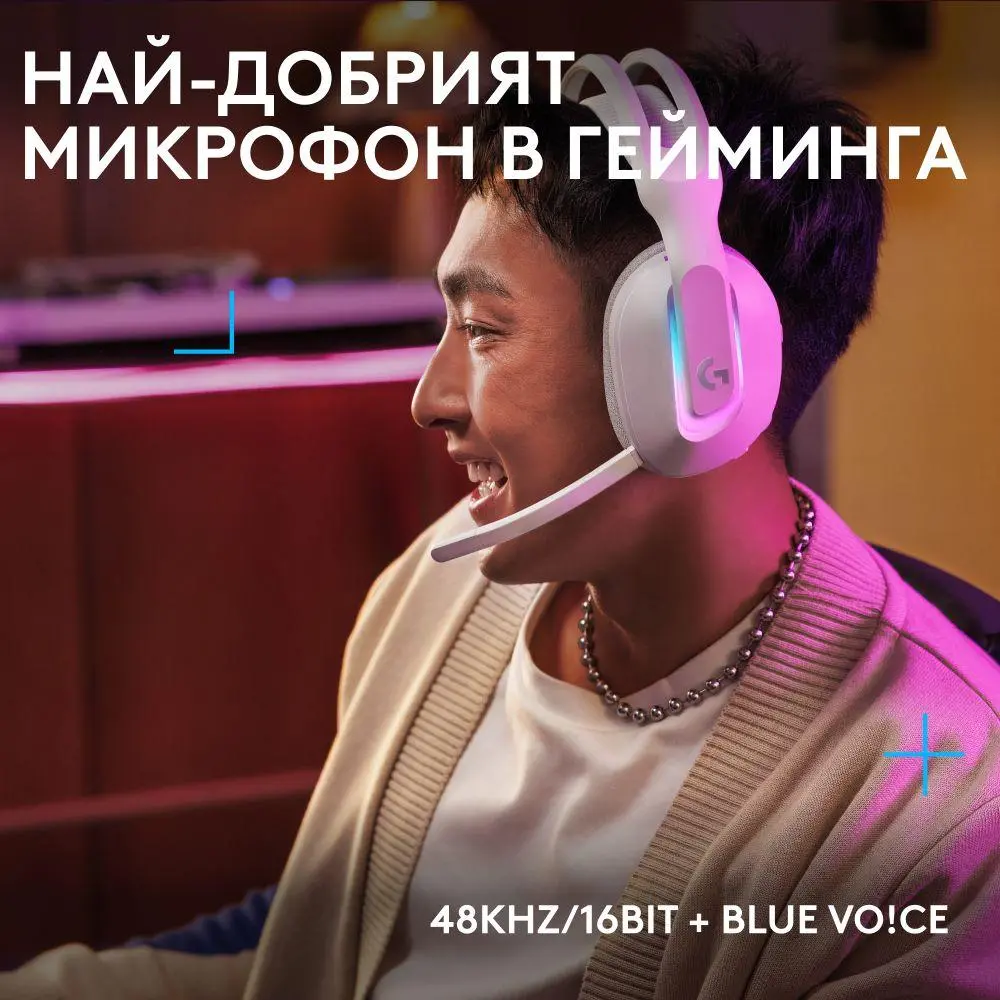 Слушалки, Logitech G522 Gaming Headset, White - image 3