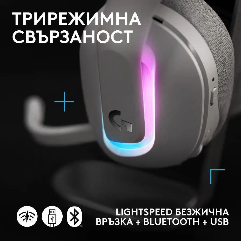 Слушалки, Logitech G522 Gaming Headset, White - image 5