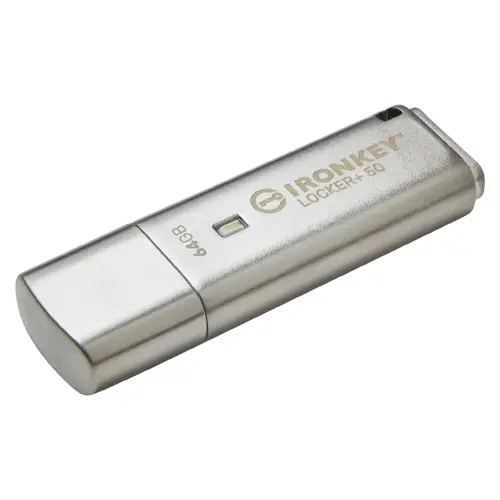 USB памет KINGSTON IronKey Locker+ 50 - 64GB XTS-AES 256-bit - image 1