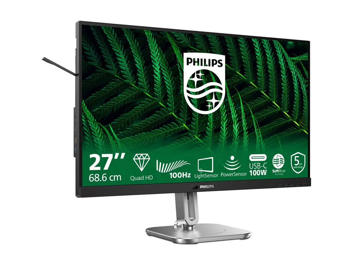 PHILIPS 27B2G5601/00 Monitor 27inch 2560x1440 100Hz 2xHDMI DP USB dark gray - image 7